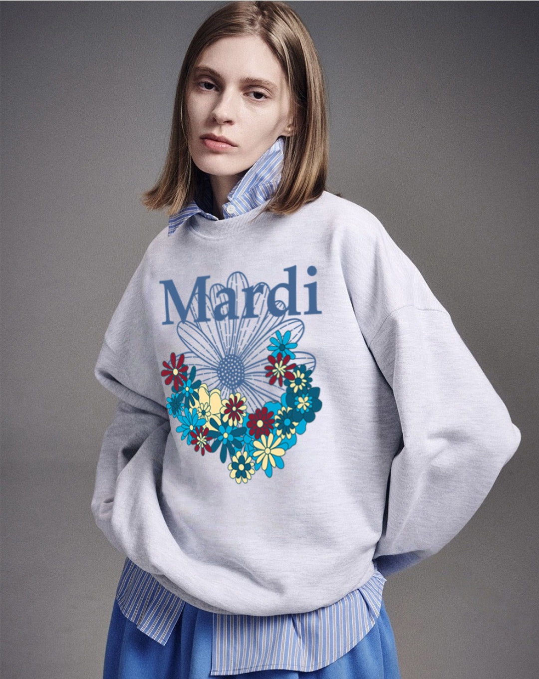 Mardi flower 衛衣