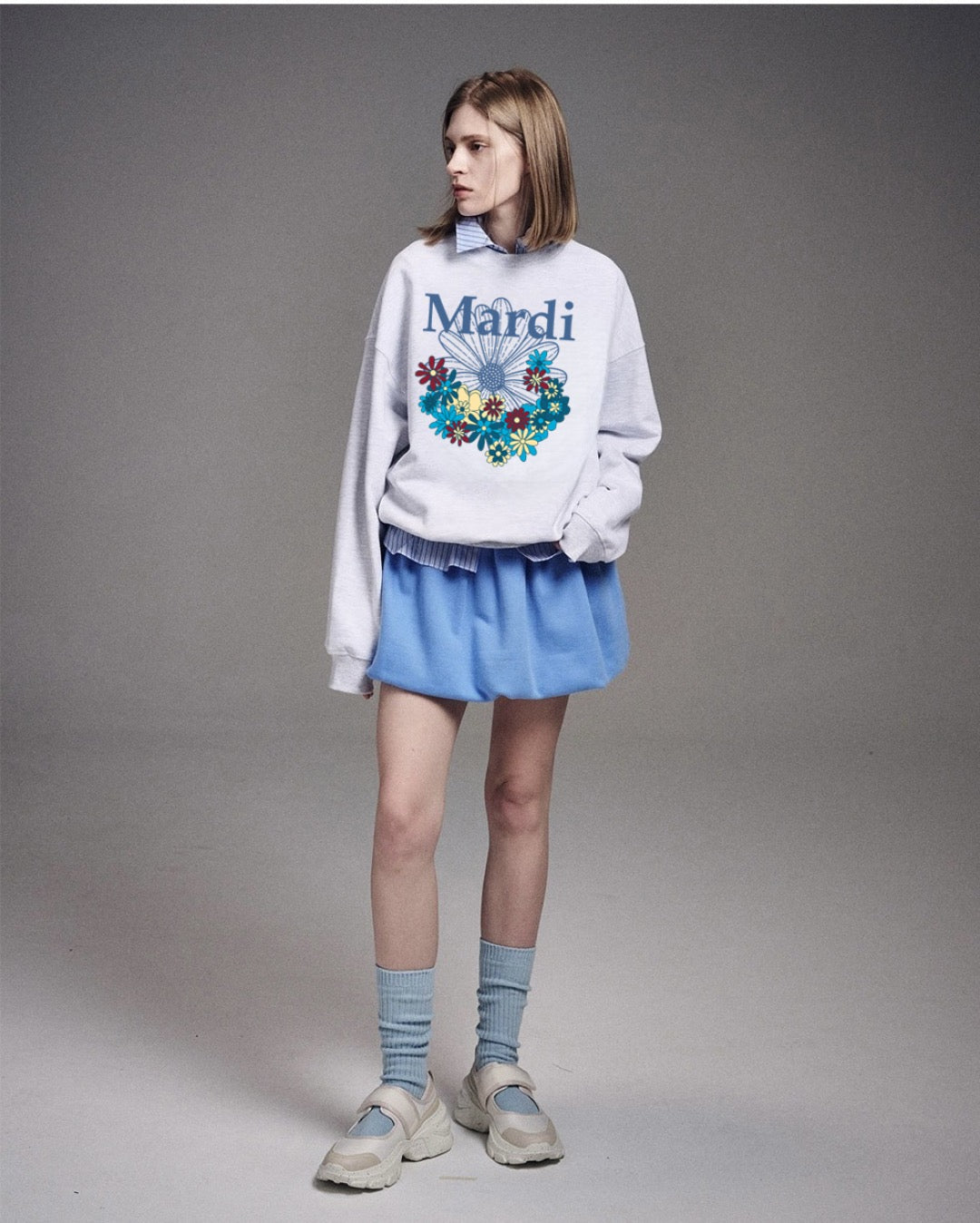 Mardi flower 衛衣