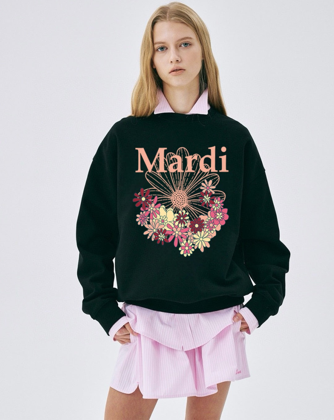 Mardi flower 衛衣