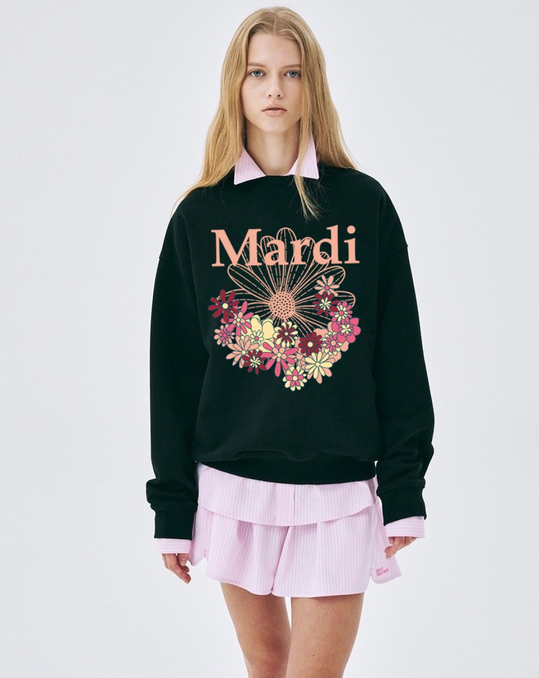 Mardi flower 衛衣