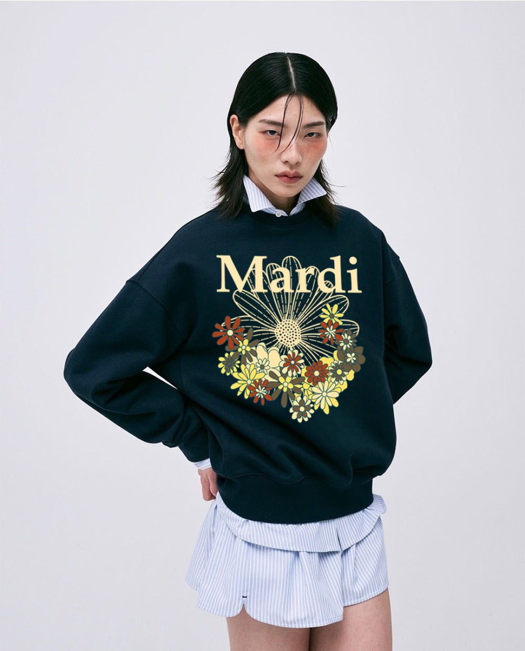 Mardi flower 衛衣
