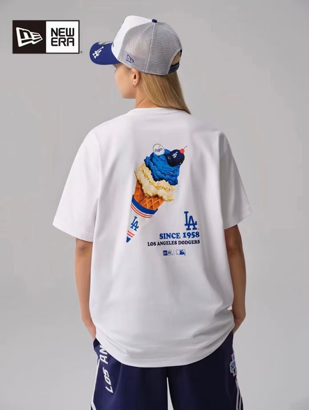 NEW ERA ice-cream tee