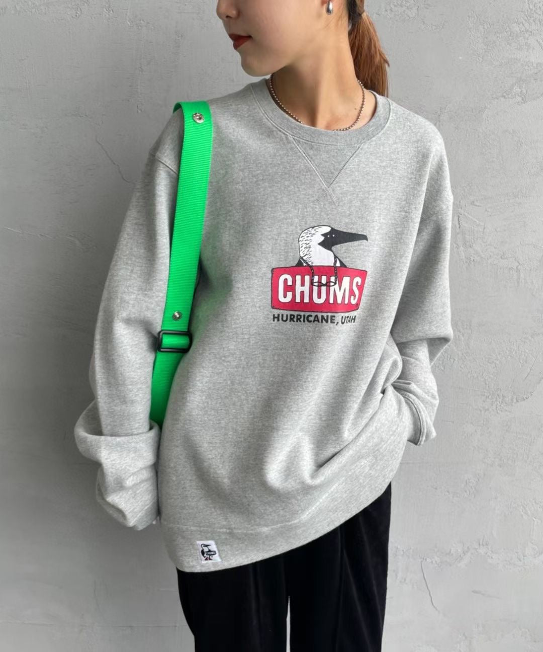 Chums印花圓領衛衣