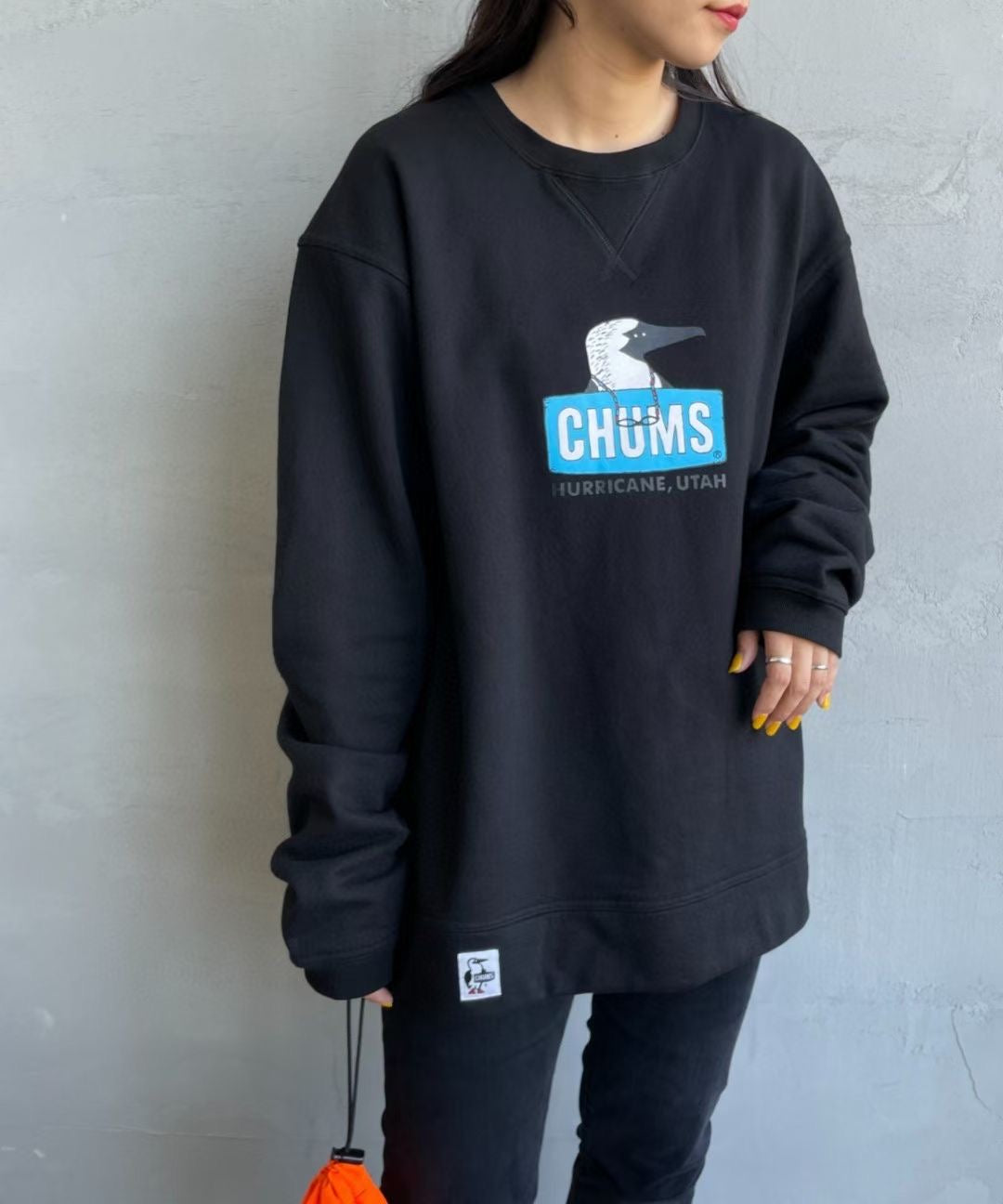 Chums印花圓領衛衣
