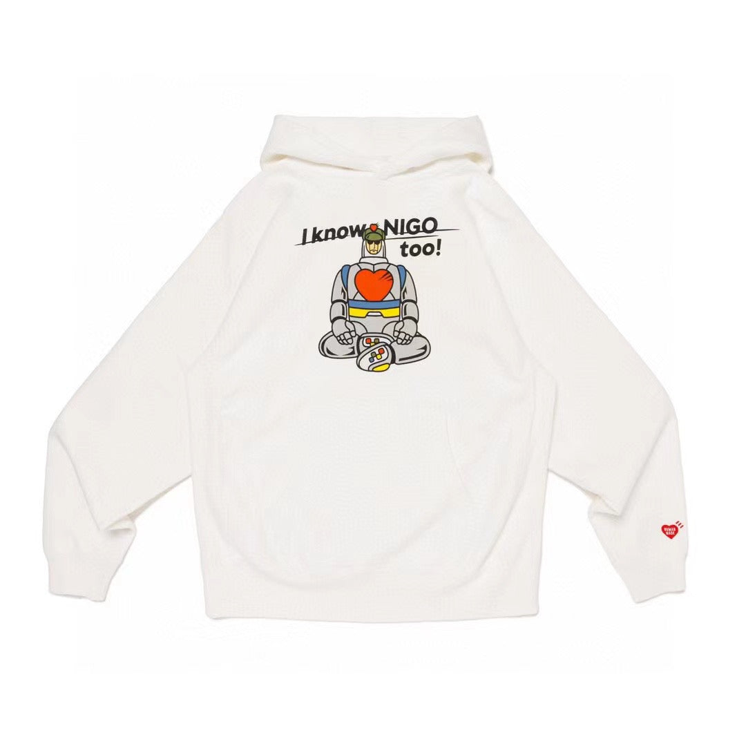 Human made robot hoodies