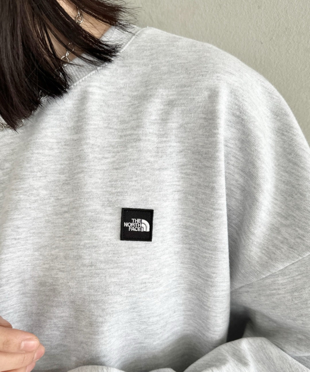 The north face 刺繡衛衣