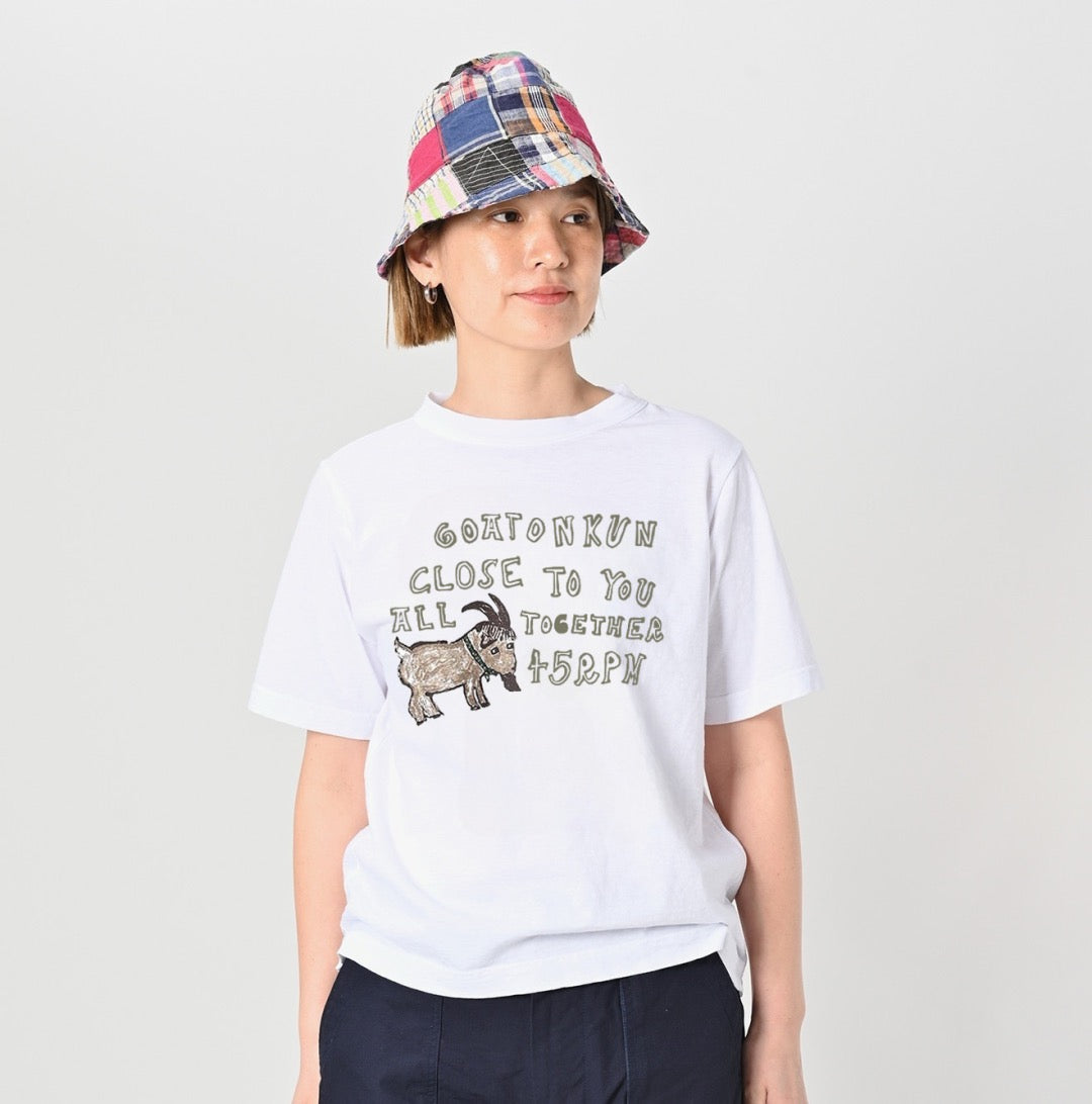 45R 羊角字母tee