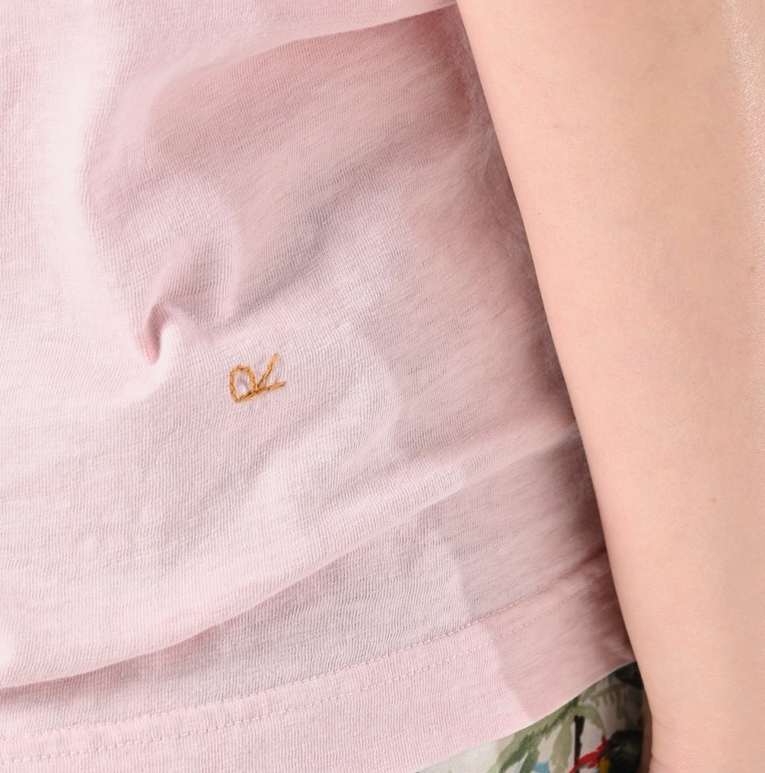 45R 羊角字母tee