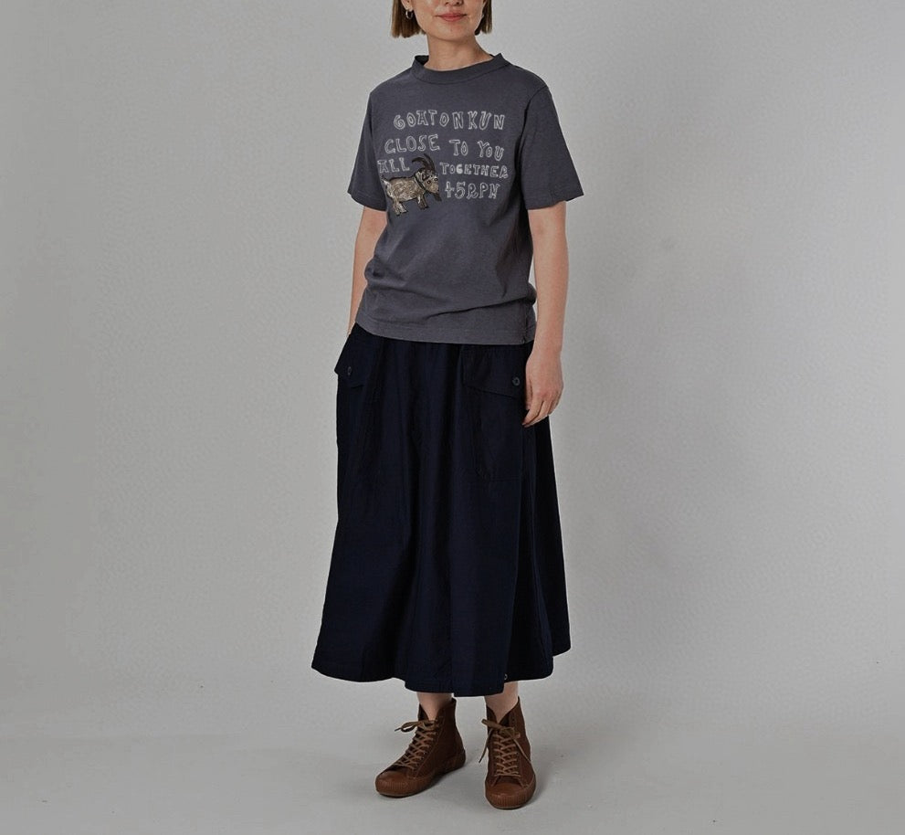 45R 羊角字母tee