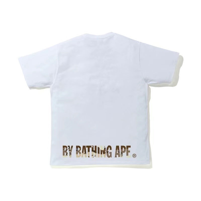 A bathing ape 猿人迷彩tee