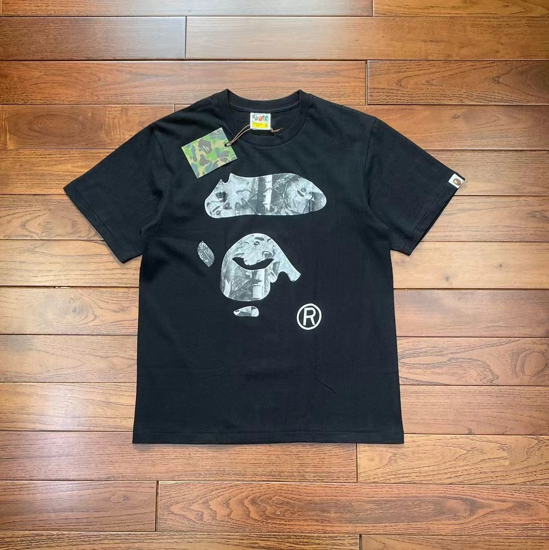 A bathing ape 猿人迷彩tee