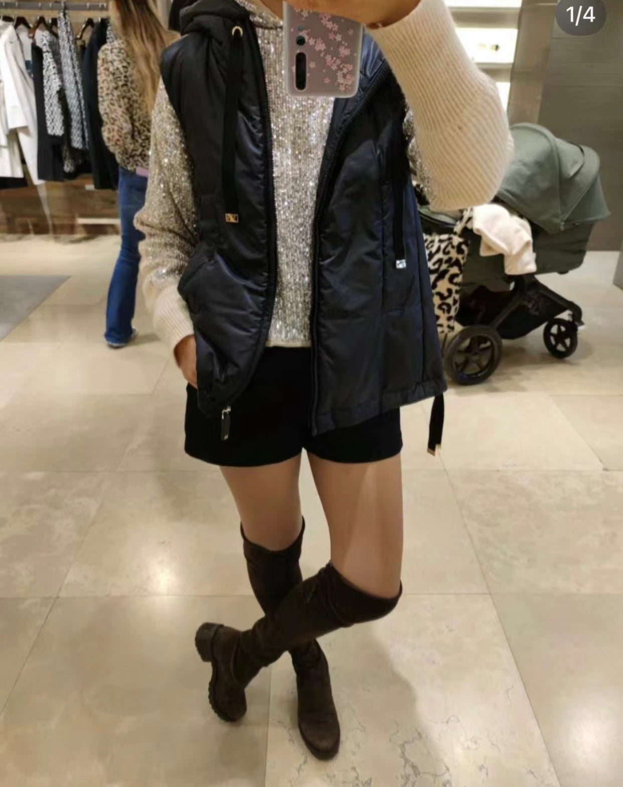 Max Mara 駝絨背心