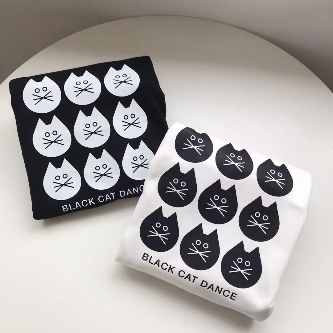 日單Black Cat Dance tee