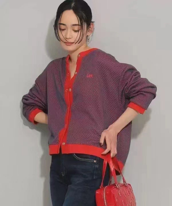 Lee 提花cardigan