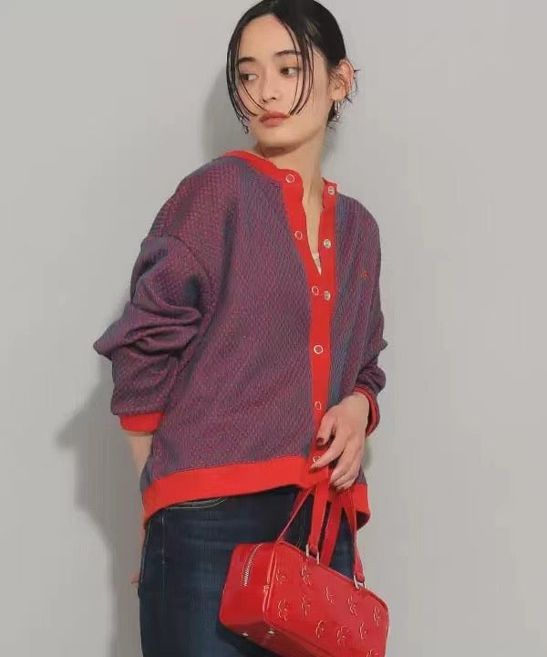 Lee 提花cardigan