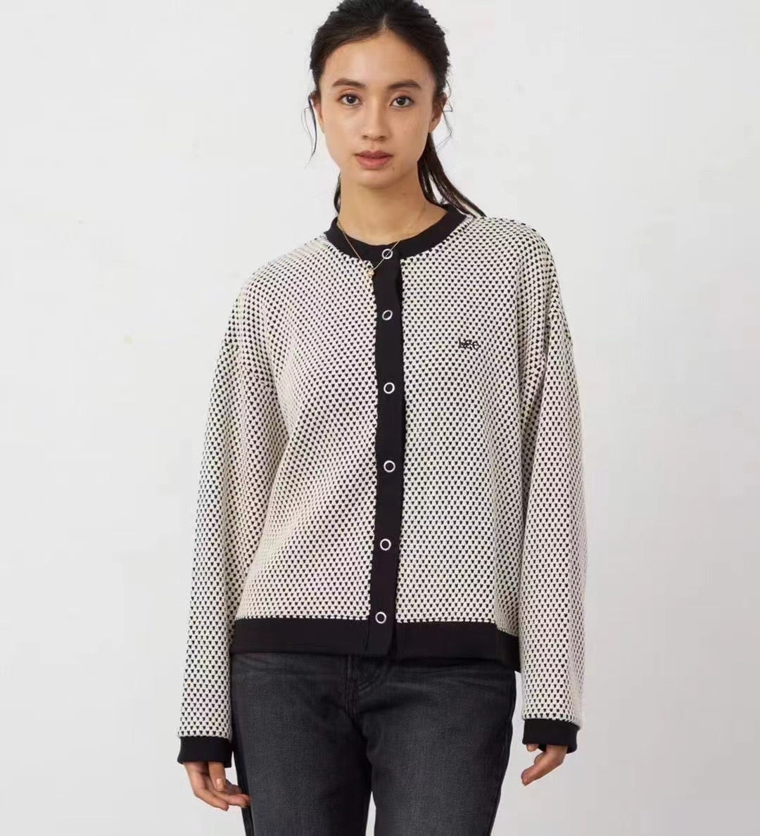Lee 提花cardigan