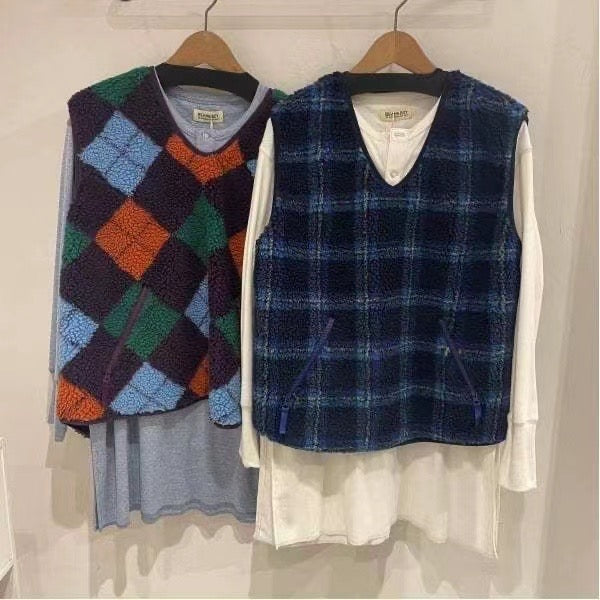 Beams boy搖粒絨背心