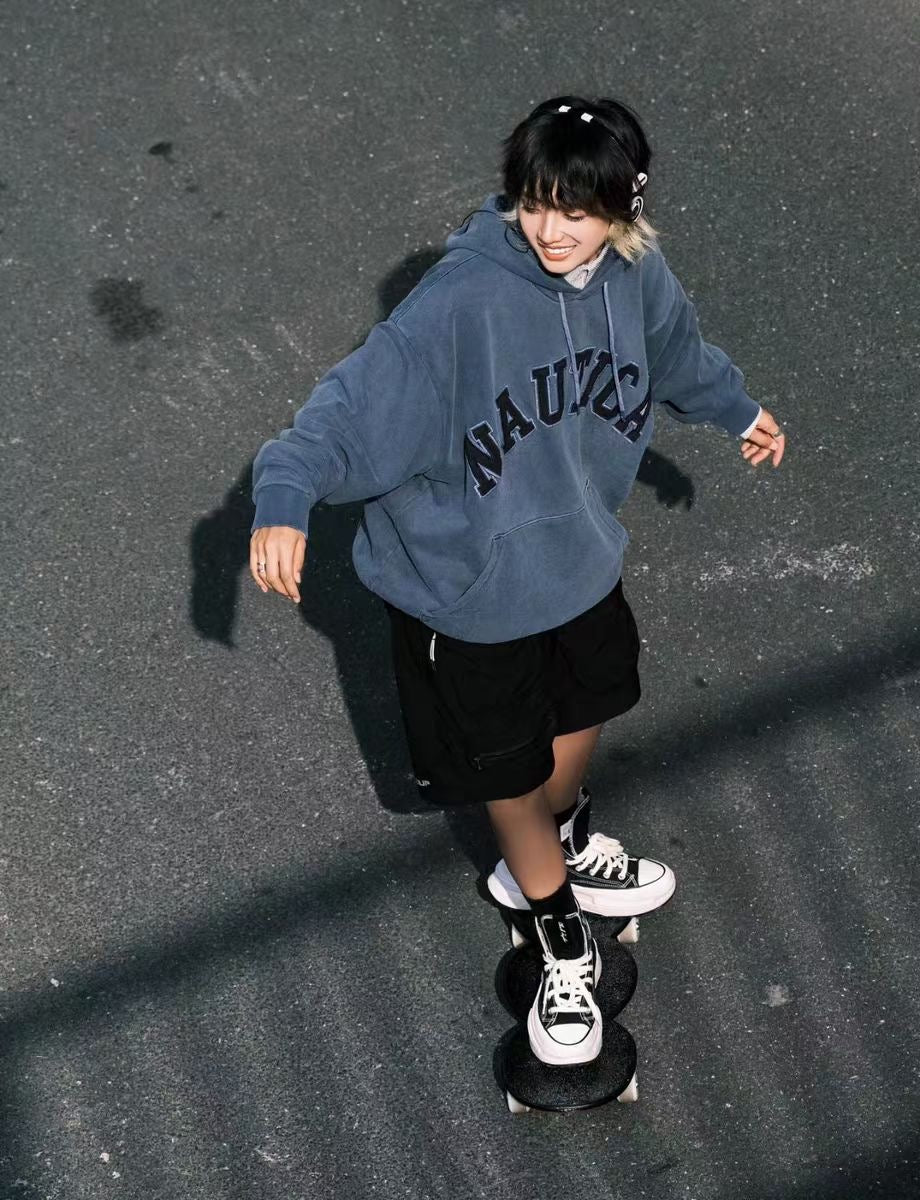 Nautica 洗水hoodies