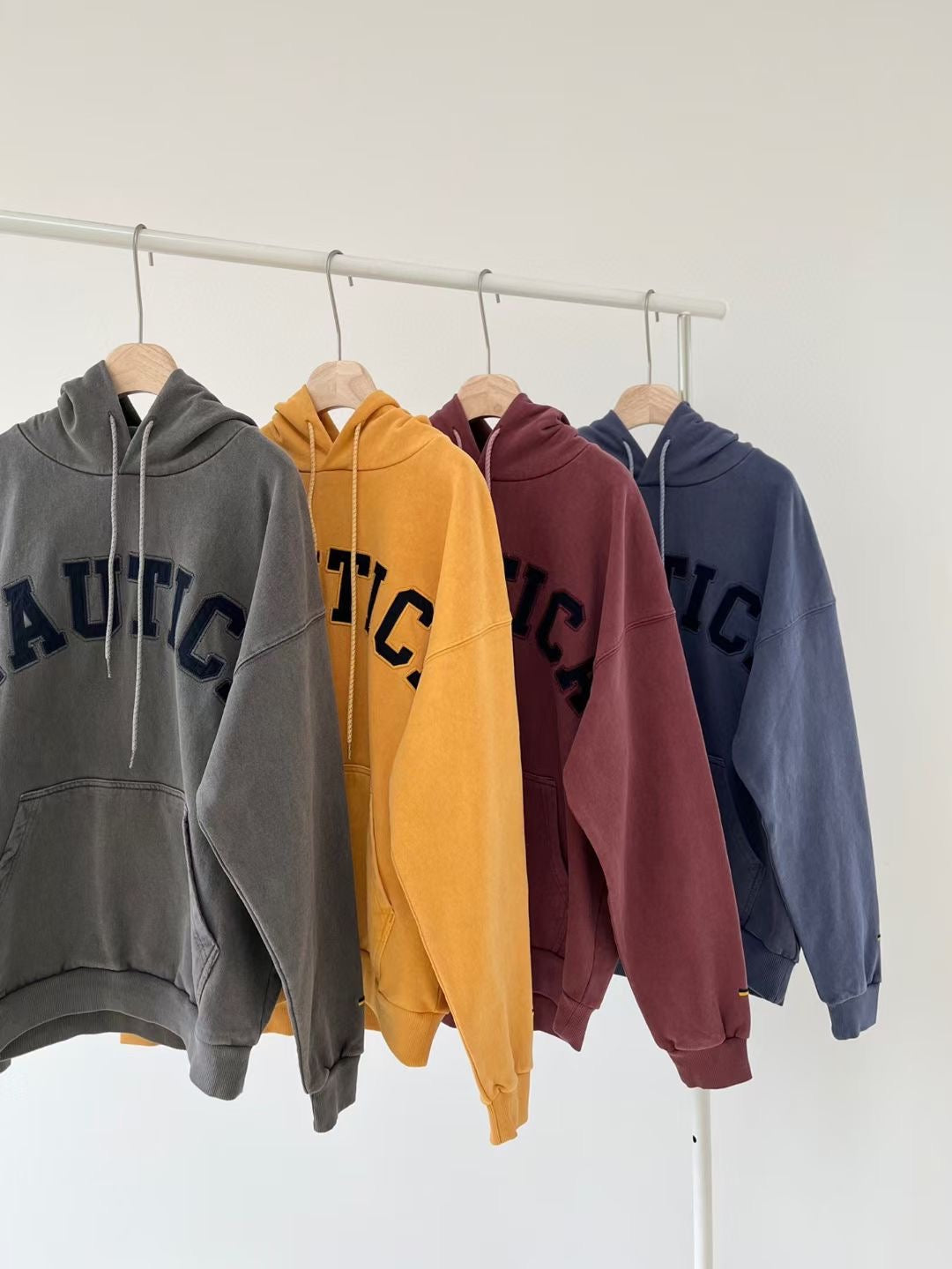 Nautica 洗水hoodies
