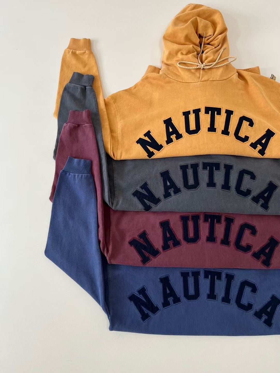 Nautica 洗水hoodies