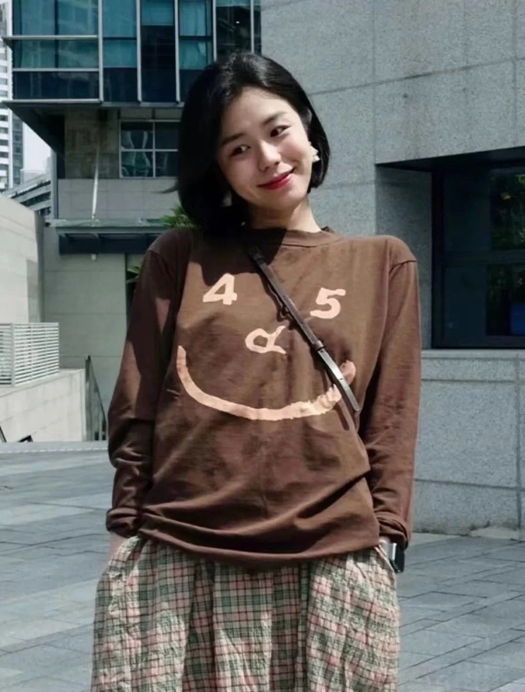45R smile tee