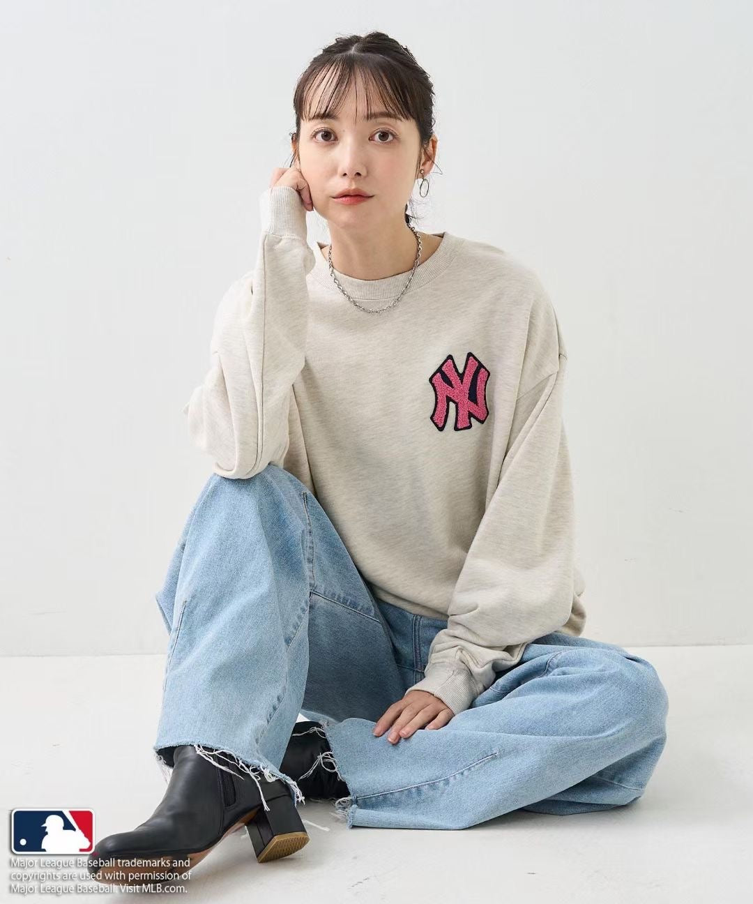 MLB 毛巾刺繡衛衣
