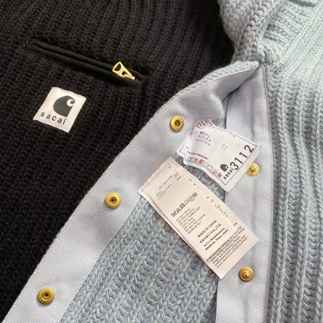 Sacai x carhartt sweater