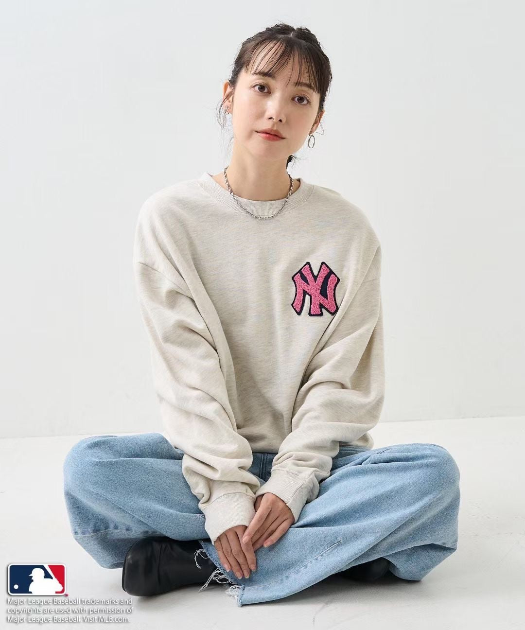 MLB 毛巾刺繡衛衣