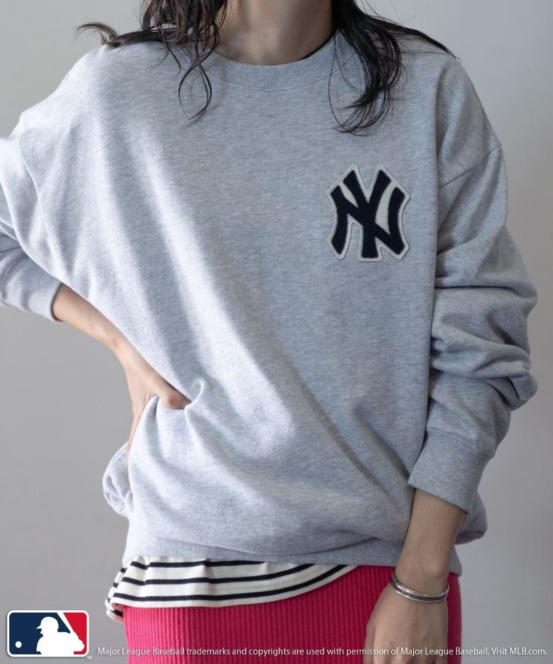 MLB 毛巾刺繡衛衣