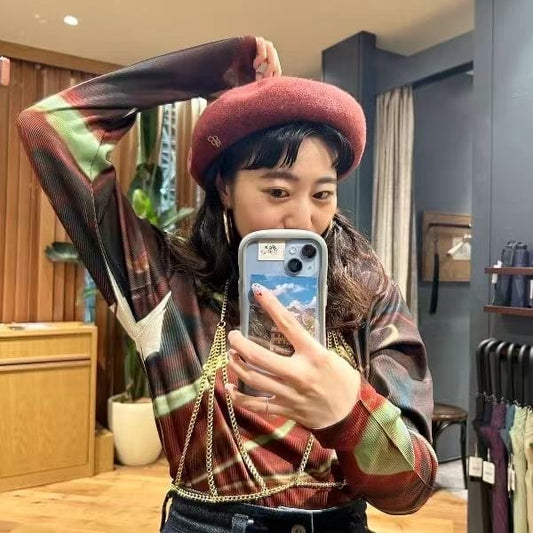 Beams boy羊毛畫家帽