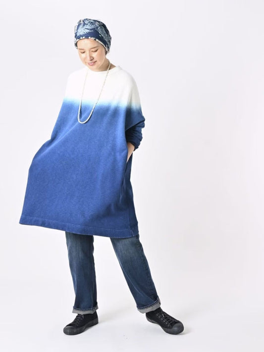 45R中長漸變色one piece