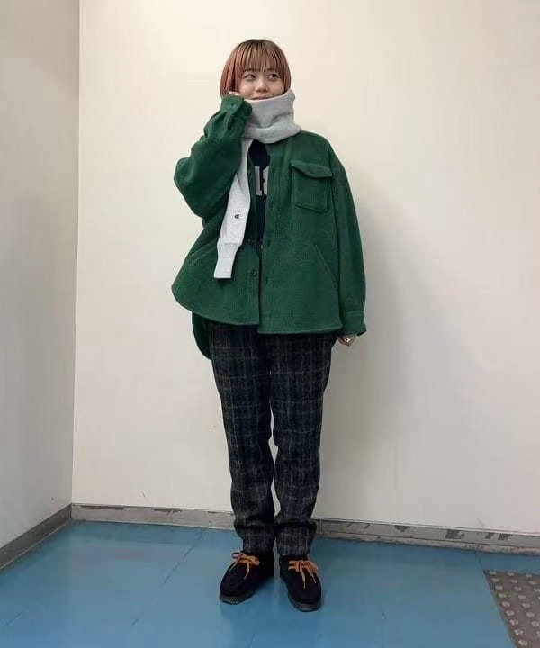 Beams boy搖粒絨羊外套