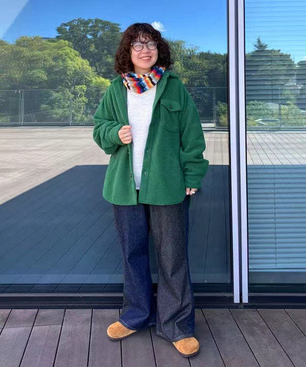 Beams boy搖粒絨羊外套