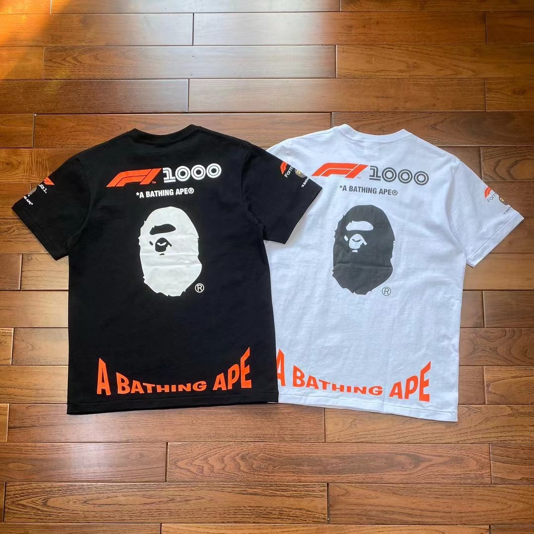 A bathing ape formula 1 tee