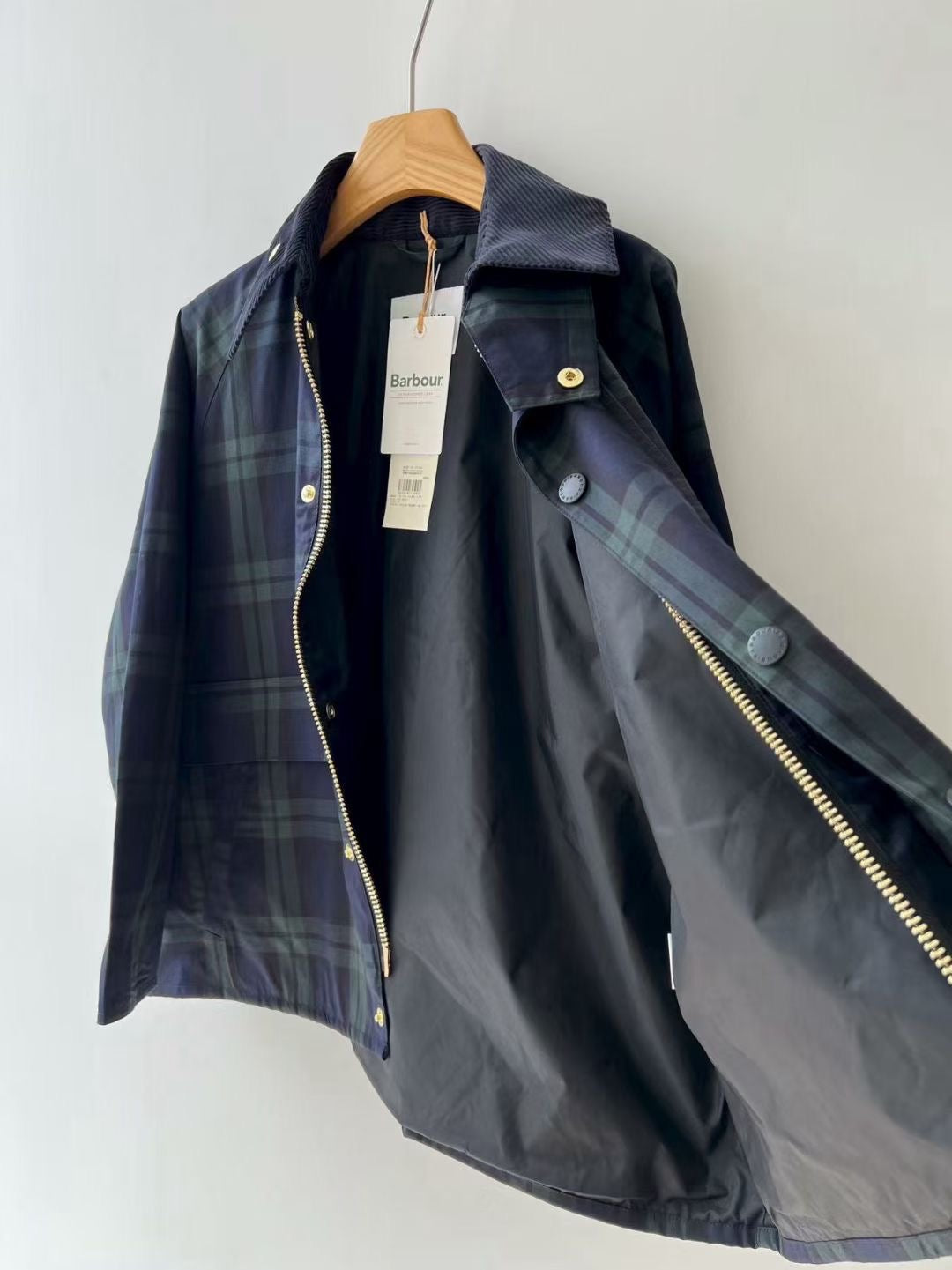 Barbour x beams 格仔外套