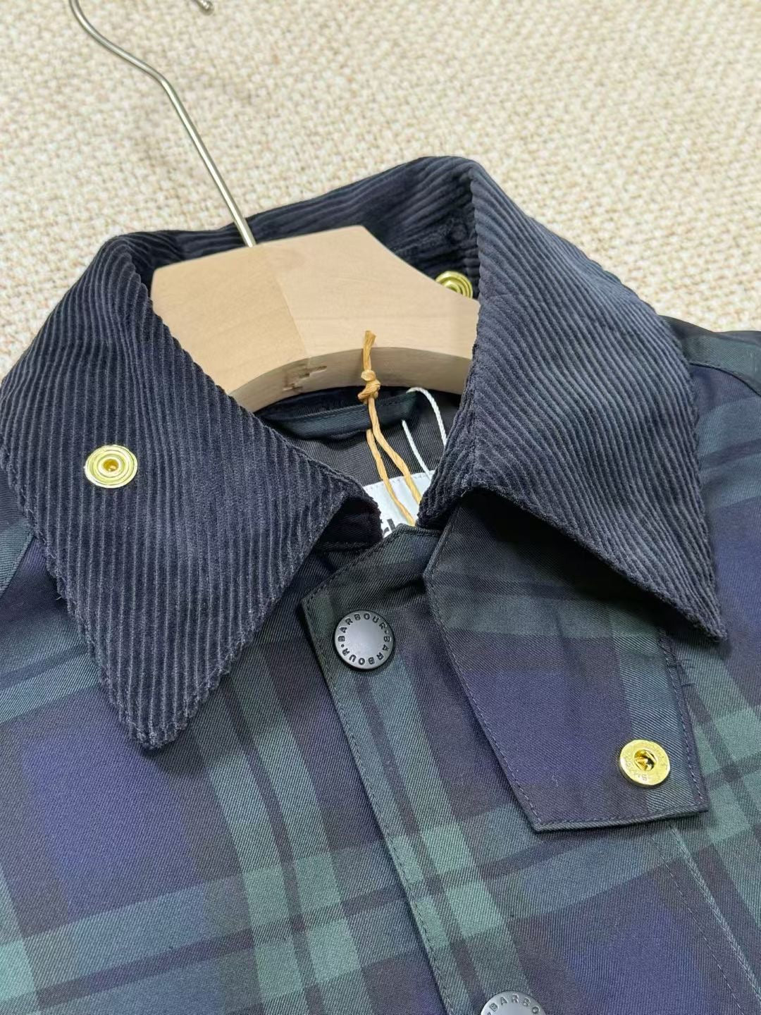 Barbour x beams 格仔外套