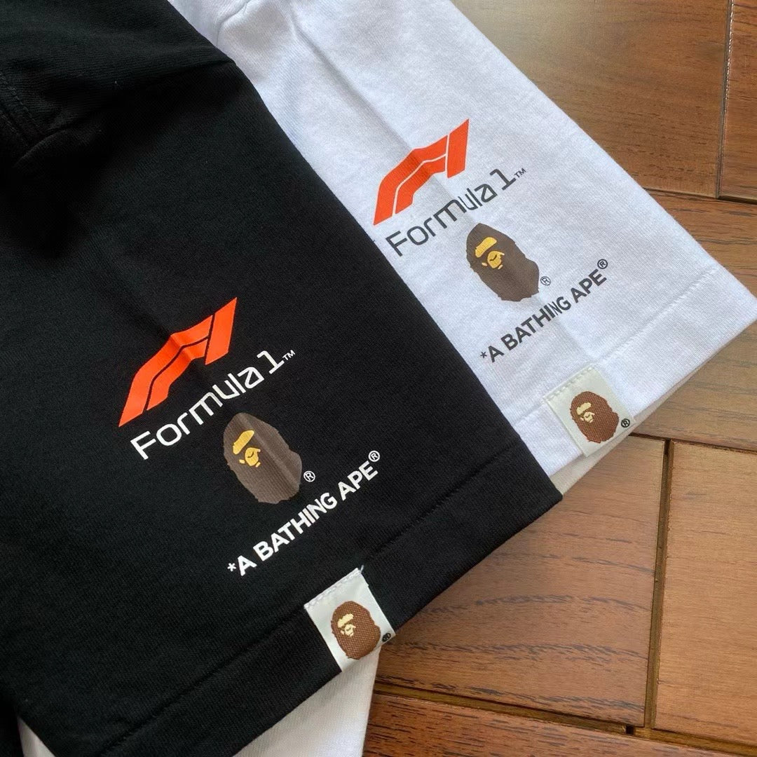 A bathing ape formula 1 tee