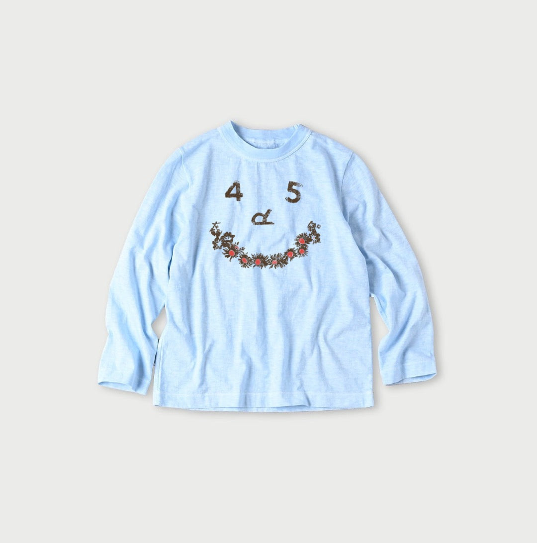 45R flower smile tee