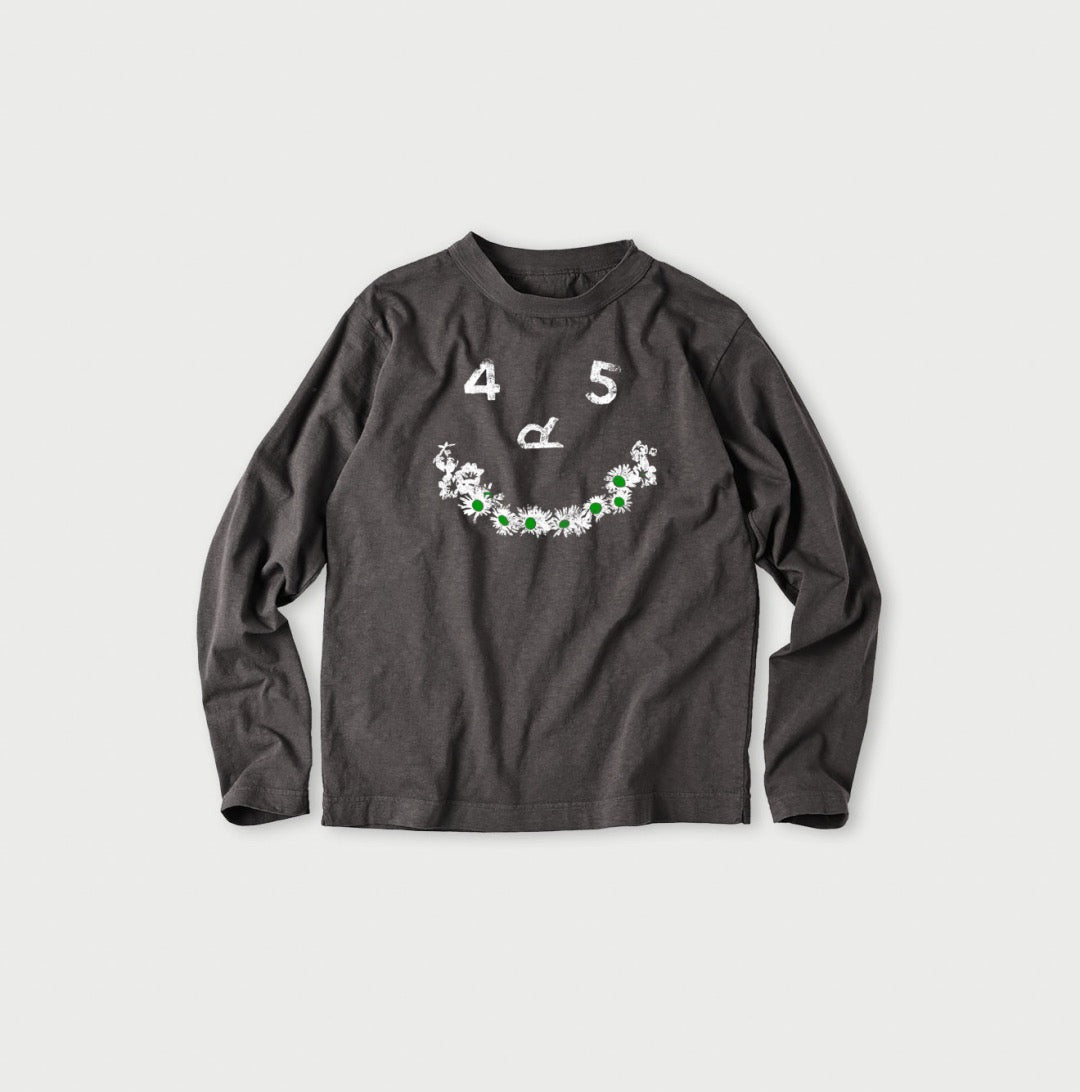 45R flower smile tee