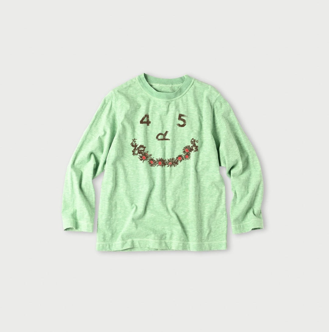 45R flower smile tee