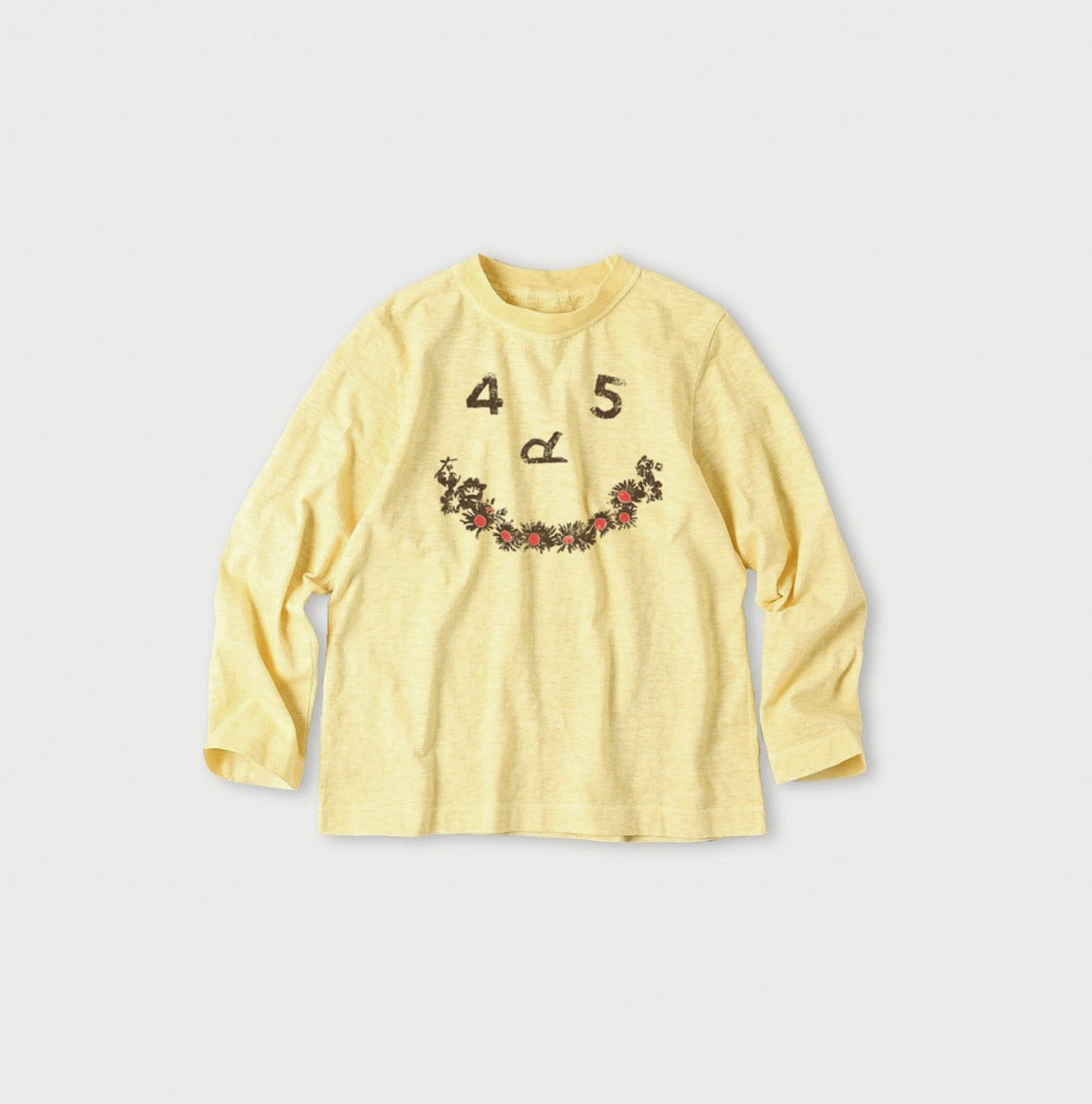 45R flower smile tee