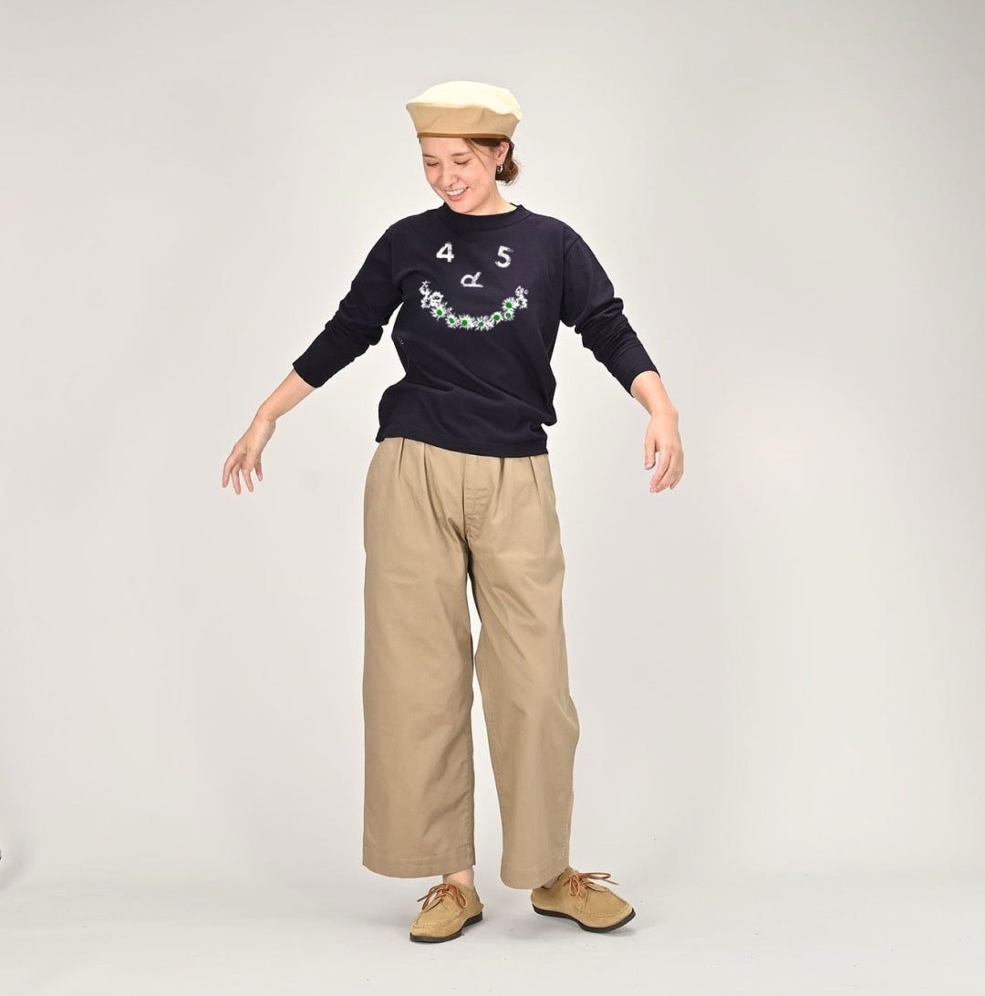45R flower smile tee