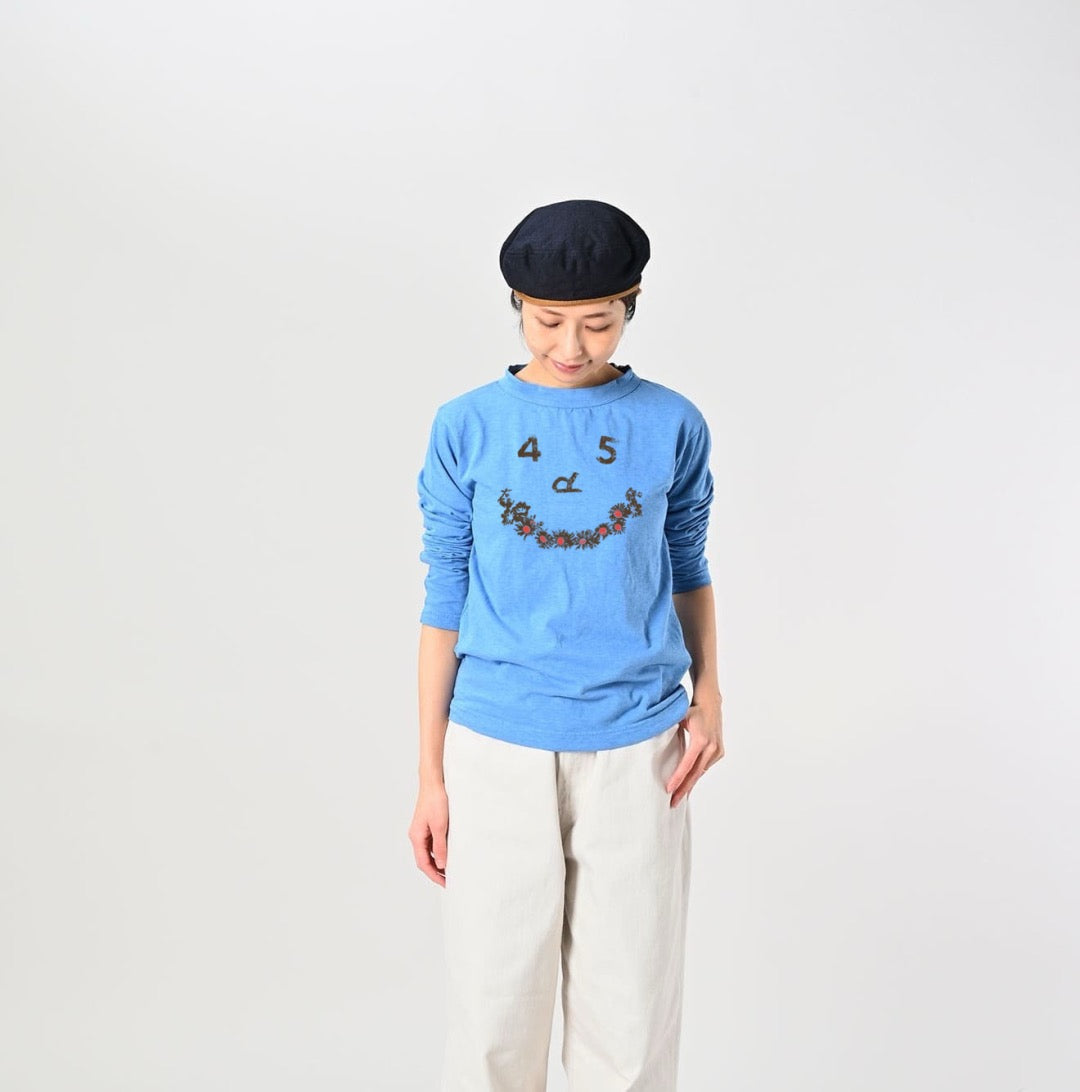 45R flower smile tee