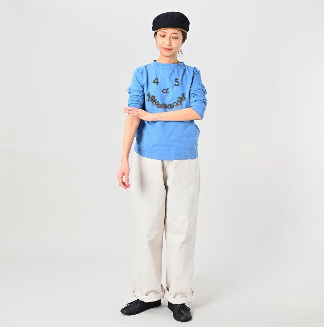 45R flower smile tee