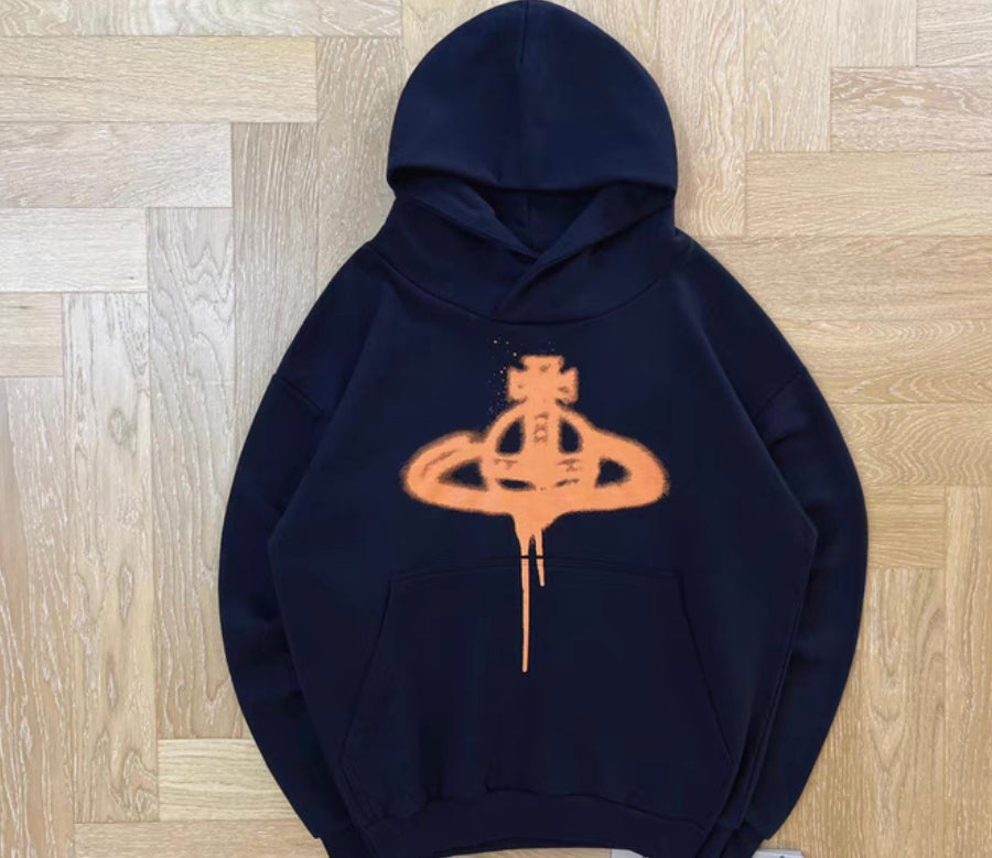 Vivienne Westwood 塗鴉logo hoodies