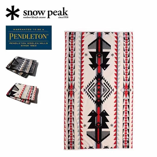 Snow peak 針織披肩頸巾