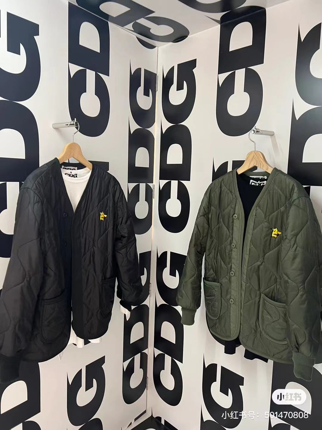 CDG x Pokémon 夾棉jacket