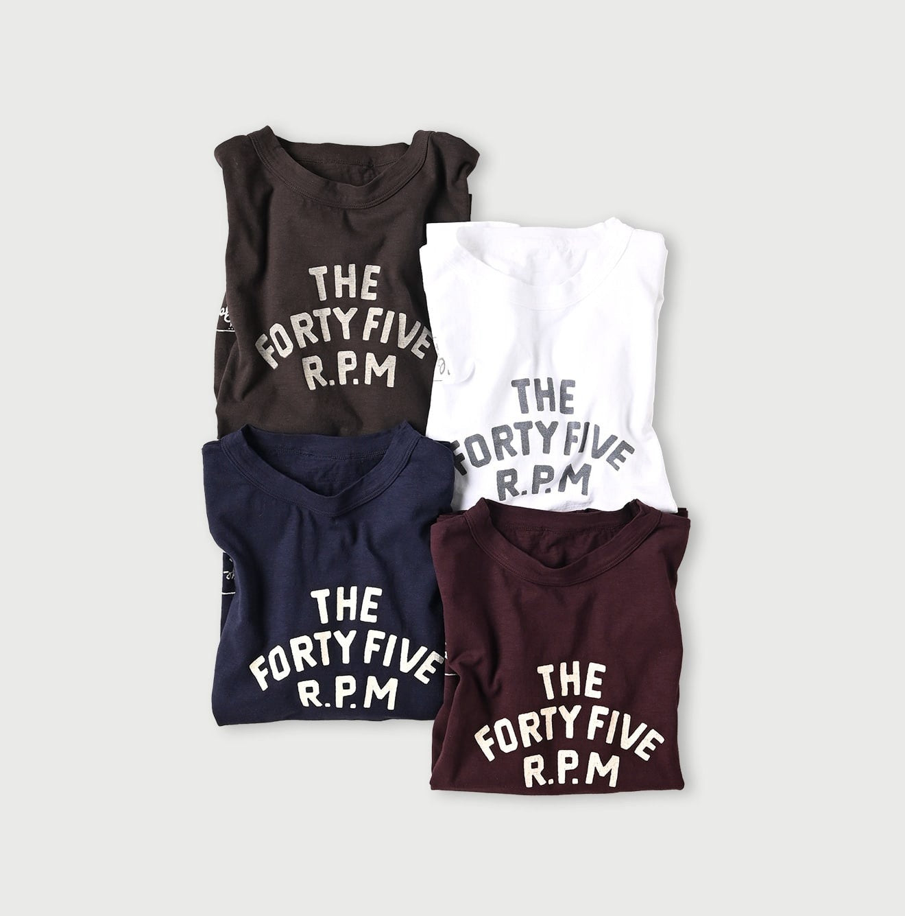 45R the forty five R.P.M. logo tee