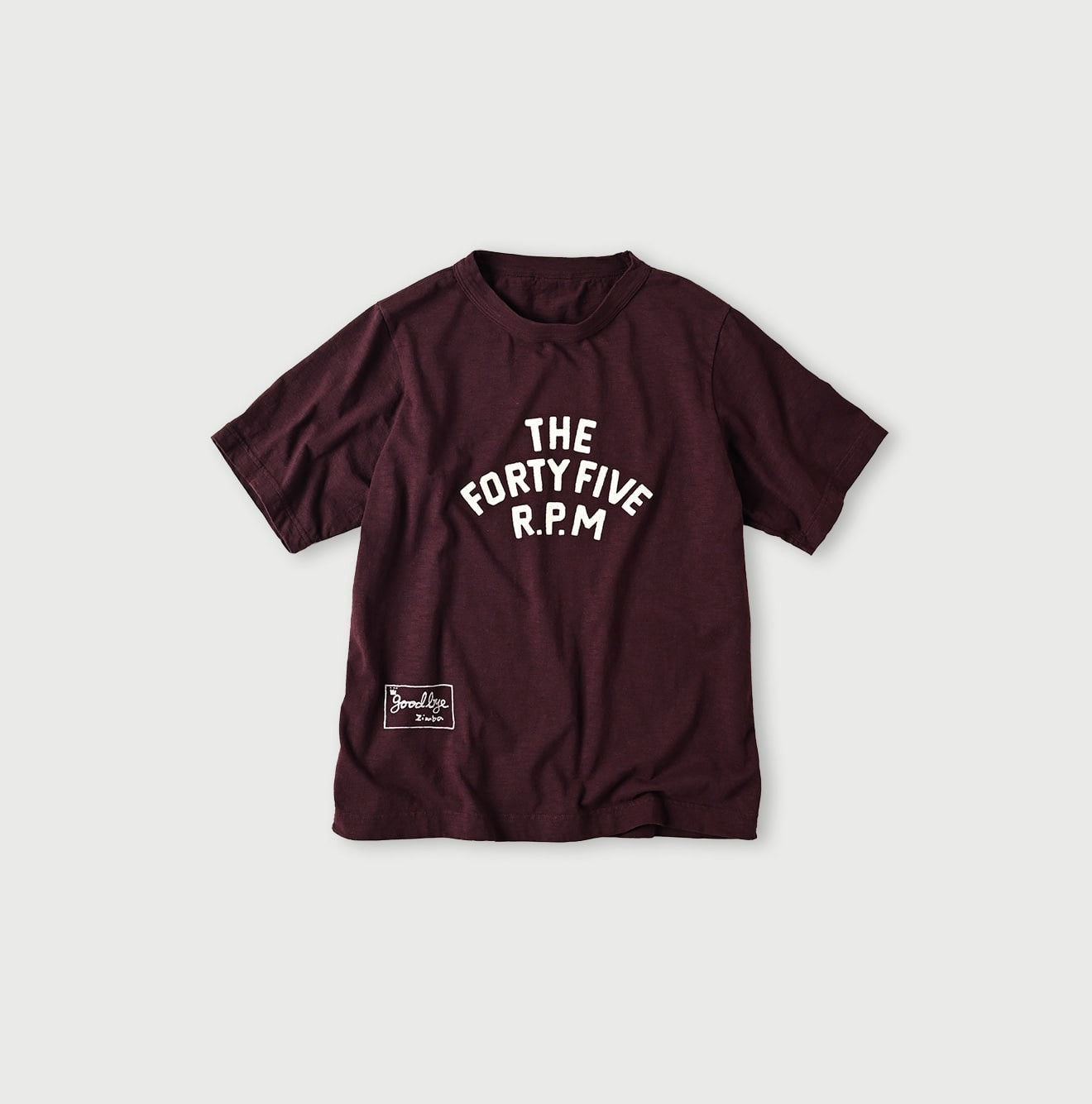 45R the forty five R.P.M. logo tee