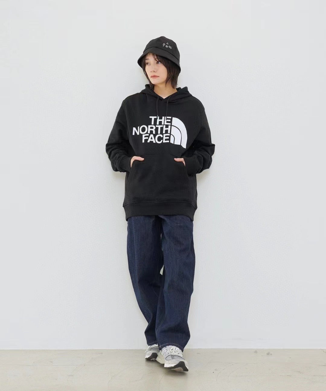 The north face印花hoodies